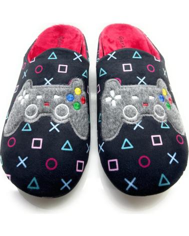 Pantufas de Homem CHIC VISION ZAPATILLAS CASA GARZON CABALLERO PLAY NEGRO