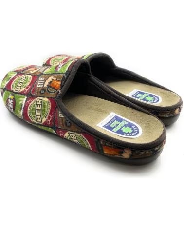 Pantoufles pour Homme CHIC VISION CHAUSSONS POUR ANATOMIQUES MARRON MARRóN