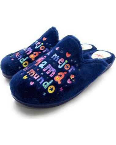 Pantofole per Donna CHIC VISION ZAPATILLAS CASA MUJER CONFORT LA MEJOR AZUL