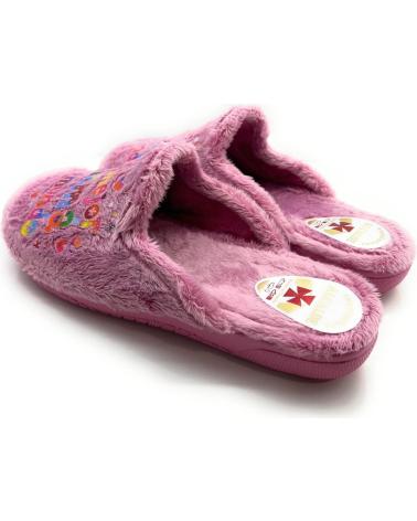 Pantoufles pour Femme CHIC VISION ZAPATILLAS CASA MUJER CONFORT LA MEJOR ROSA