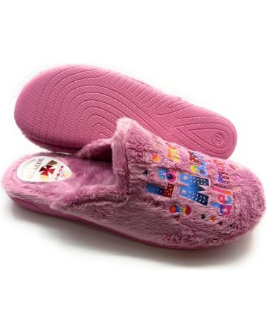 Pantoufles pour Femme CHIC VISION ZAPATILLAS CASA MUJER CONFORT LA MEJOR ROSA