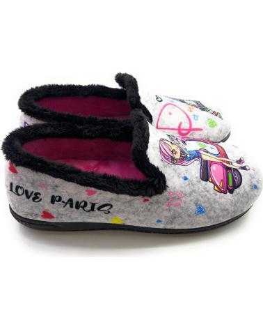 Hausschuhe für Damen CHIC VISION ZAPATILLAS CASA MUJER CERRADASLOVE PARI NEGRO