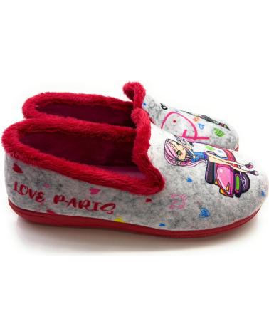 Hausschuhe für Damen CHIC VISION ZAPATILLAS CASA MUJER CERRADASLOVE PARI ROJO