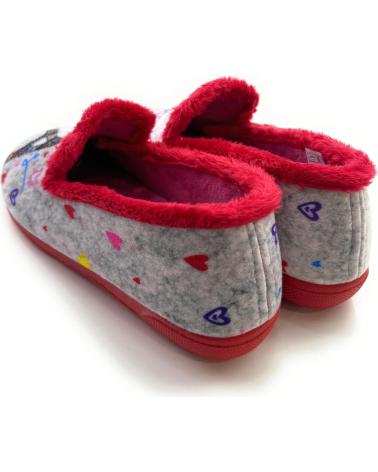 Pantofole per Donna CHIC VISION ZAPATILLAS CASA MUJER CERRADASLOVE PARI ROJO