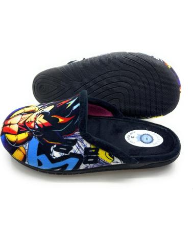 boy House slipers CHIC VISION ZAPATILLAS CASA NINO CADETE METIDA DRAGO NEGRO