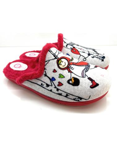 Hausschuhe für Mädchen CHIC VISION ZAPATILLAS CASA NINA METIDAS CONFORT CAP ROJO