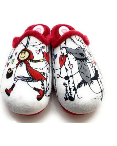 Hausschuhe für Mädchen CHIC VISION ZAPATILLAS CASA NINA METIDAS CONFORT CAP ROJO