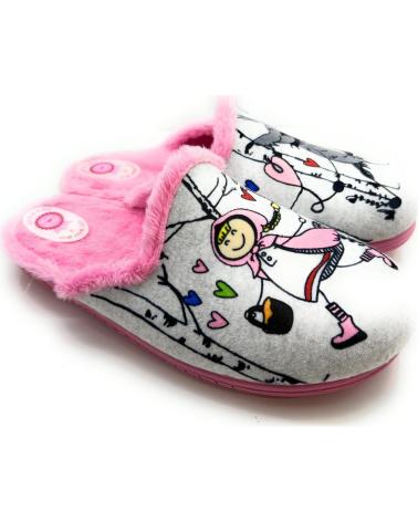 Hausschuhe für Mädchen CHIC VISION ZAPATILLAS CASA NINA METIDAS CONFORT CAP ROSA