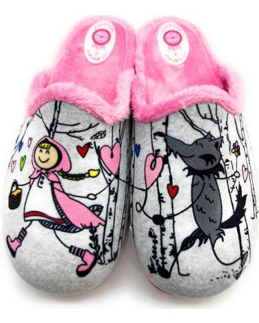 Hausschuhe für Mädchen CHIC VISION ZAPATILLAS CASA NINA METIDAS CONFORT CAP ROSA