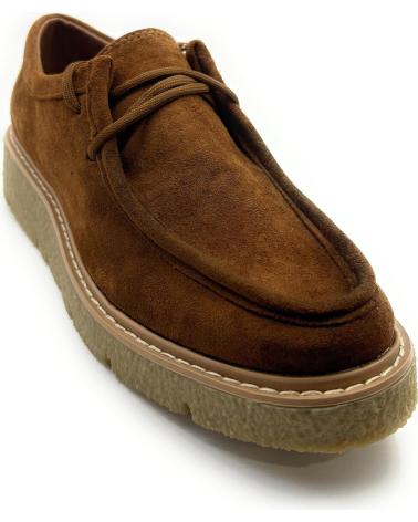 Woman shoes CHIC VISION ZAPATOS CORDON ANTE WALABI PISO CREPE MARRóN
