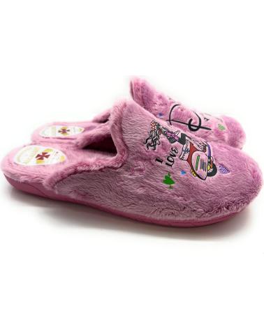 Woman House slipers CHIC VISION ZAPATILLAS CASA MUJER CONFORT ILOVE PAR ROSA