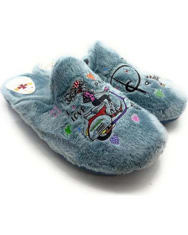 Hausschuhe für Damen CHIC VISION ZAPATILLAS CASA MUJER CONFORT ILOVE PAR VERDE