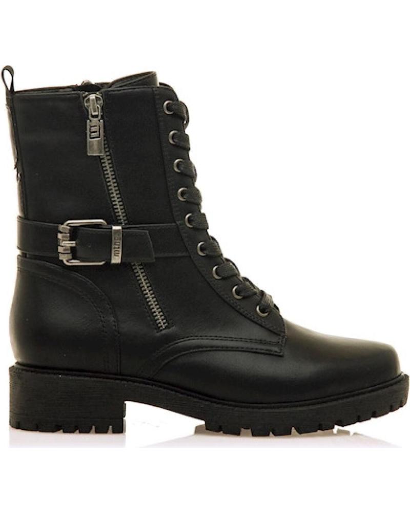 Botas de Mujer MTNG BOTA MILITAR CORDON CREMALLERAS MUSTANG NEGRO