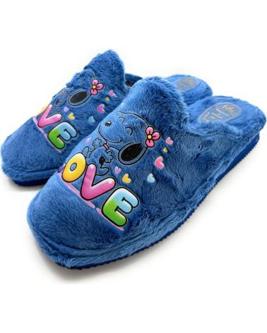 Hausschuhe für Damen CHIC VISION ZAPATILLAS CASA SUELA PARQUET LOVE AZUL