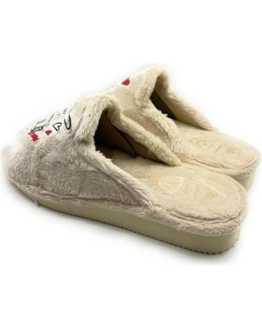Woman House slipers CHIC VISION ZAPATILLAS CASA MUJER PISOPARQUETPARIS BEIGE