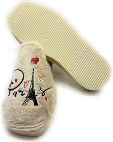 Woman House slipers CHIC VISION ZAPATILLAS CASA MUJER PISOPARQUETPARIS BEIGE