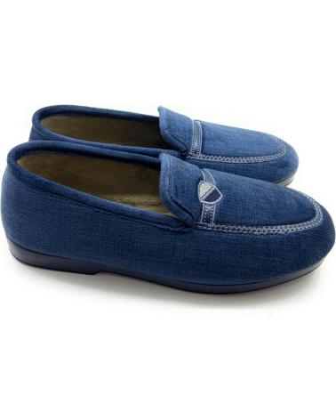 Pantoufles-De-Hombre-CHIC-VISION-ZAPATILLA-CABALLERO-CALLE-ESCUDO-AZUL
