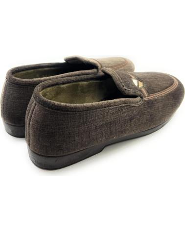 Pantoufles pour Homme CHIC VISION ZAPATILLA CABALLERO CALLE ESCUDO MARRóN