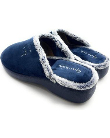 Woman House slipers CHIC VISION ZAPATILLA CASA GARZON COMODA LETRAS BRIL AZUL