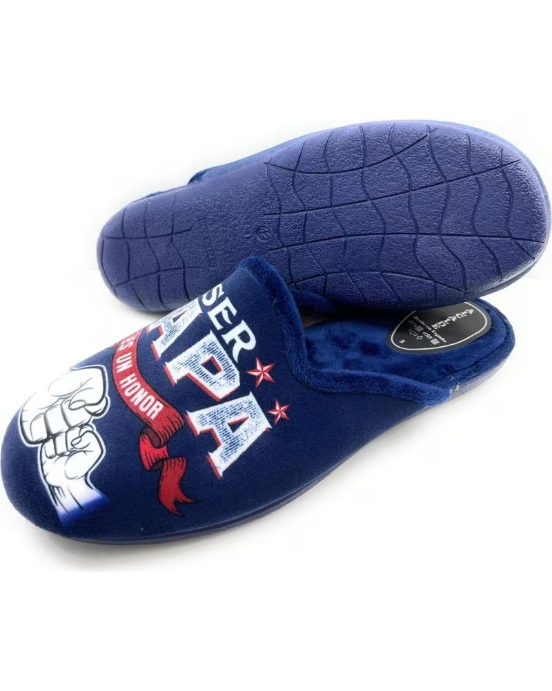 Pantufas de Homem CHIC VISION CHINELOS DE CASA PARA SUPER PAPA AZUL