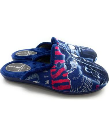 Pantoufles pour Homme CHIC VISION ZAPATILLAS CASA CABALLERO METIDAS MOTO AZUL