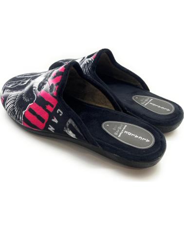 Pantoufles pour Homme CHIC VISION ZAPATILLAS CASA CABALLERO METIDAS MOTO NEGRO