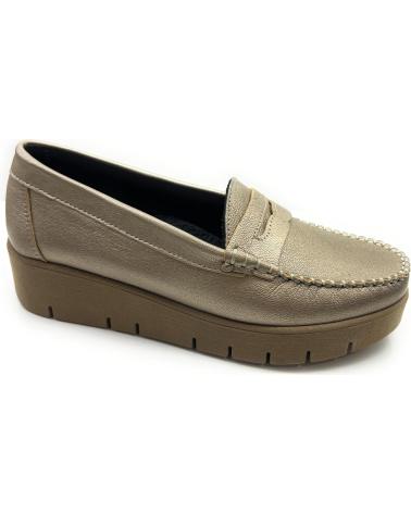 Mocassins de Mulher CHIC VISION MOCASIN MUJER PIEL DOBLE PISO CONFORT AMARILLO