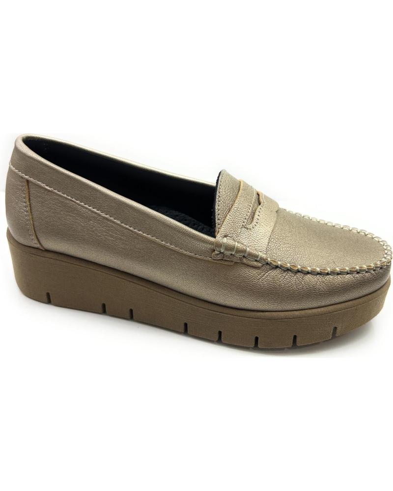 Mocassins de Mulher CHIC VISION MOCASIN MUJER PIEL DOBLE PISO CONFORT AMARILLO