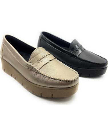Mocassins de Mulher CHIC VISION MOCASIN MUJER PIEL DOBLE PISO CONFORT AMARILLO