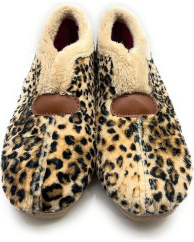Woman House slipers CHIC VISION ZAPATILLAS CASA MUJER CERRADA LEOPARDO C VARIOS COLORES