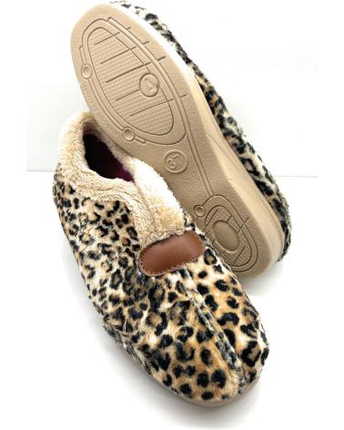 Pantofole per Donna CHIC VISION ZAPATILLAS CASA MUJER CERRADA LEOPARDO C VARIOS COLORES