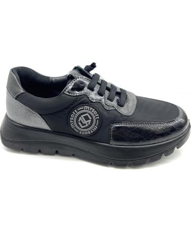 Sneaker für Damen CHIC VISION DEPORTES CONFORT MYSOFT ELASTICO RELAX NEGRO