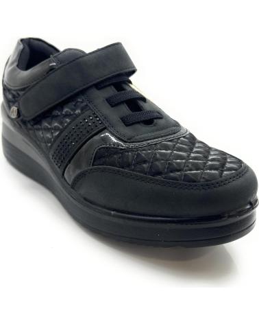 Woman Trainers CHIC VISION ZAPATO MUJER CUNA CONFORT ELASTICO-VELCR NEGRO