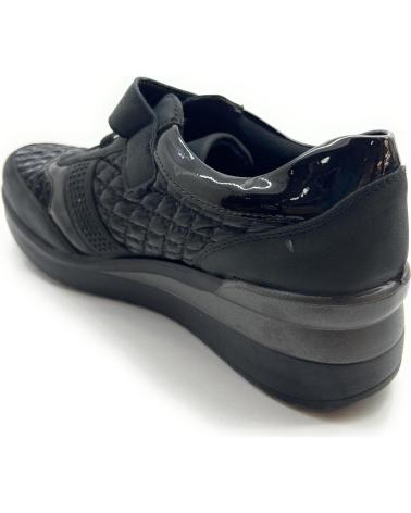 Woman Trainers CHIC VISION ZAPATO MUJER CUNA CONFORT ELASTICO-VELCR NEGRO