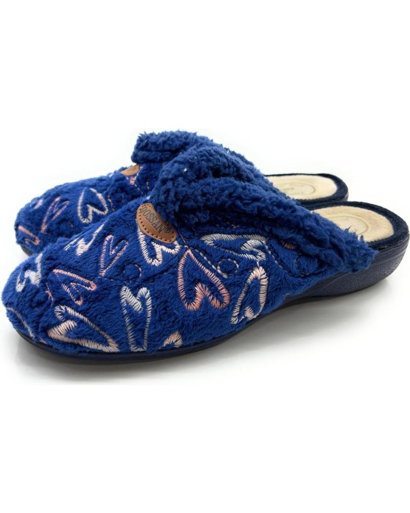 Woman House slipers CHIC VISION ZAPATILLAS CASA MUJER ANATOMICAS CORAZO AZUL