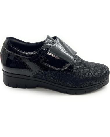 Schuhe für Damen CHIC VISION ZAPATOS CONFORT VALERIAS CUNA TIRAS ADHE NEGRO