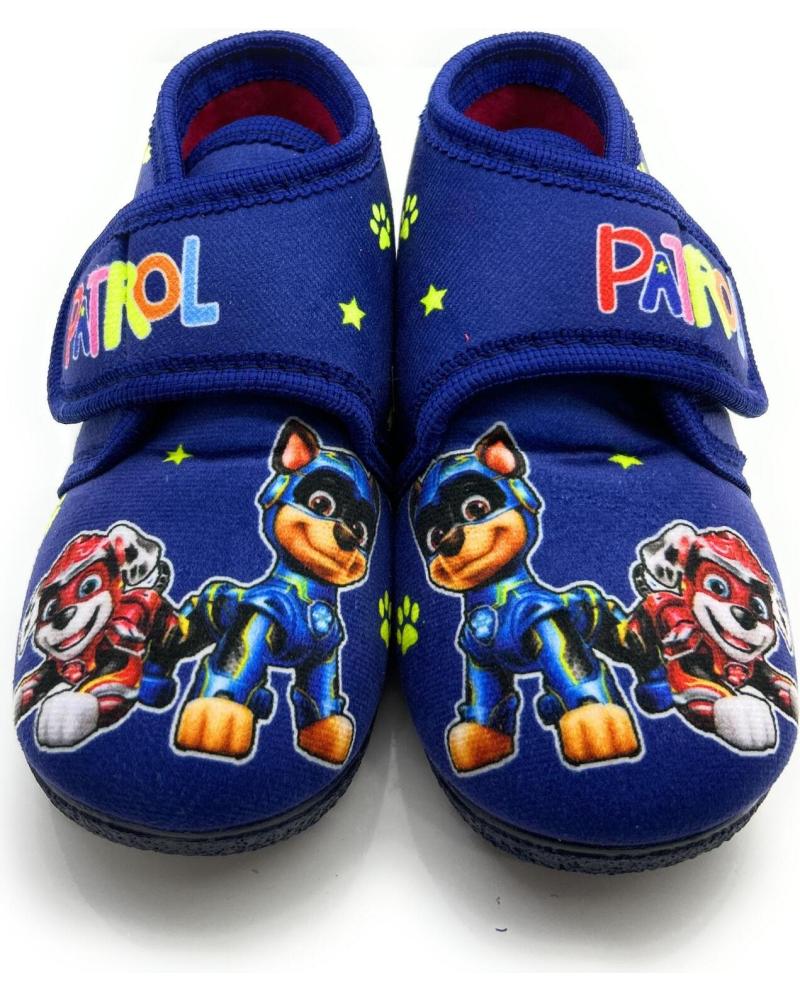 boy House slipers CHIC VISION BOTITAS CASA NINO TIRA ADHESIVAPATRULLA AZUL