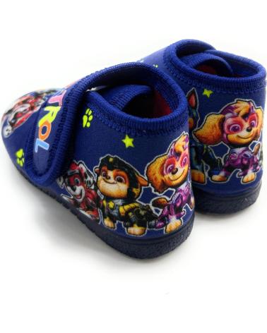 boy House slipers CHIC VISION BOTITAS CASA NINO TIRA ADHESIVAPATRULLA AZUL