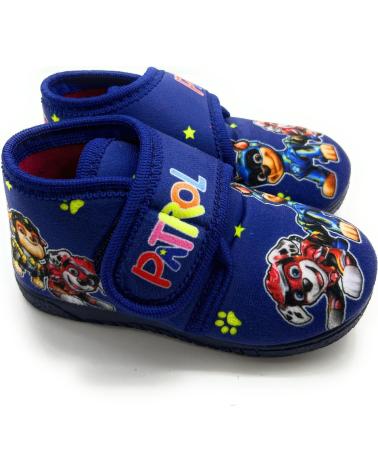 boy House slipers CHIC VISION BOTITAS CASA NINO TIRA ADHESIVAPATRULLA AZUL