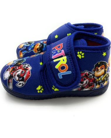 boy House slipers CHIC VISION BOTITAS CASA NINO TIRA ADHESIVAPATRULLA AZUL