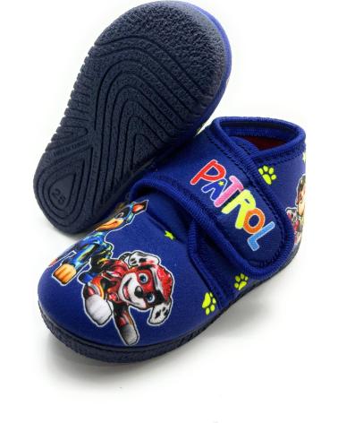 boy House slipers CHIC VISION BOTITAS CASA NINO TIRA ADHESIVAPATRULLA AZUL