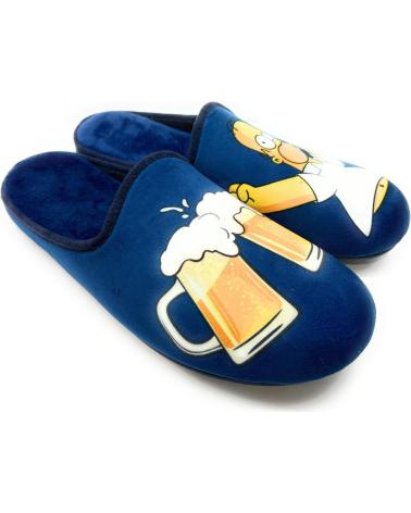 Pantofole per Uomo PONNY ZAPATILLAS CASA CABALLERO CONFORT-RELAX AZUL