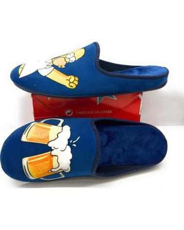 Pantofole per Uomo PONNY ZAPATILLAS CASA CABALLERO CONFORT-RELAX AZUL
