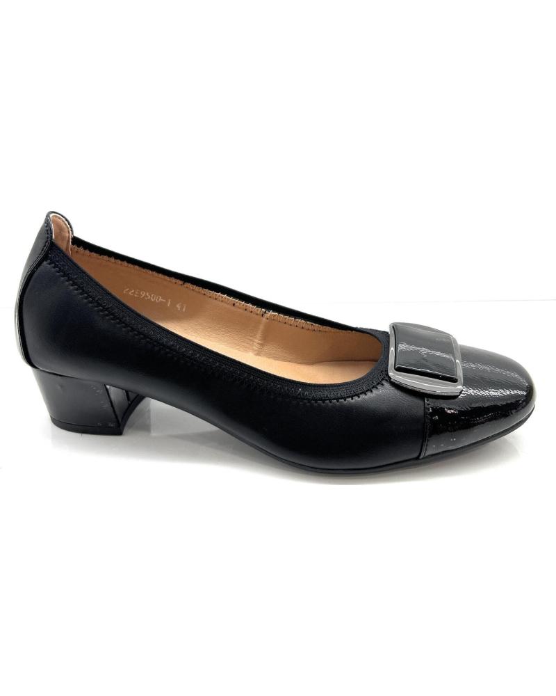 Scarpe per Donna PONNY SALON TACON BAJO DETALLE ELASTICO NEGRO
