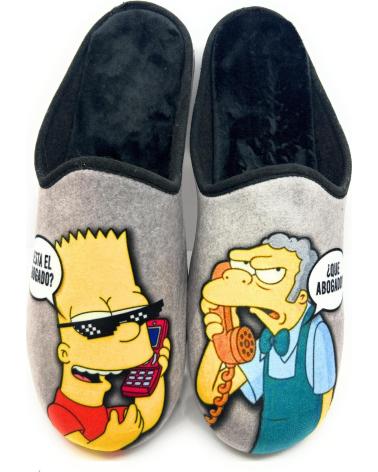Pantofole per Uomo PONNY ZAPATILLAS CASA CABALLERO CONFORT-RELAX GRIS
