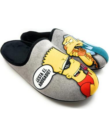Pantofole per Uomo PONNY ZAPATILLAS CASA CABALLERO CONFORT-RELAX GRIS