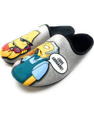 Pantofole per Uomo PONNY ZAPATILLAS CASA CABALLERO CONFORT-RELAX GRIS