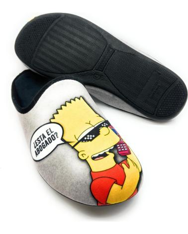 Pantofole per Uomo PONNY ZAPATILLAS CASA CABALLERO CONFORT-RELAX GRIS