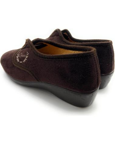 Pantofole per Donna PONNY ZAPATILLAS CALLE MUJER COMODAS ELASTICOS MARRóN