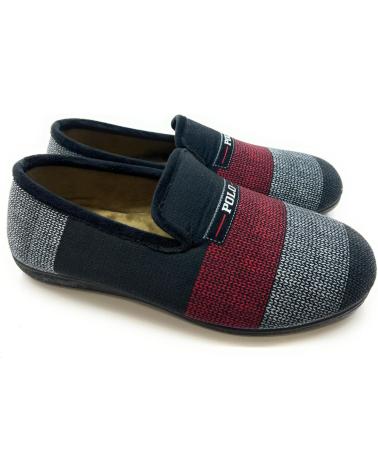 Pantofole per Uomo PONNY ZAPATILLAS CASA CABALLERO CERRADASPOLO NEGRO